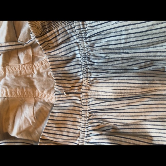 Madewell Beige Striped Midi Dress - Picture 9 of 10